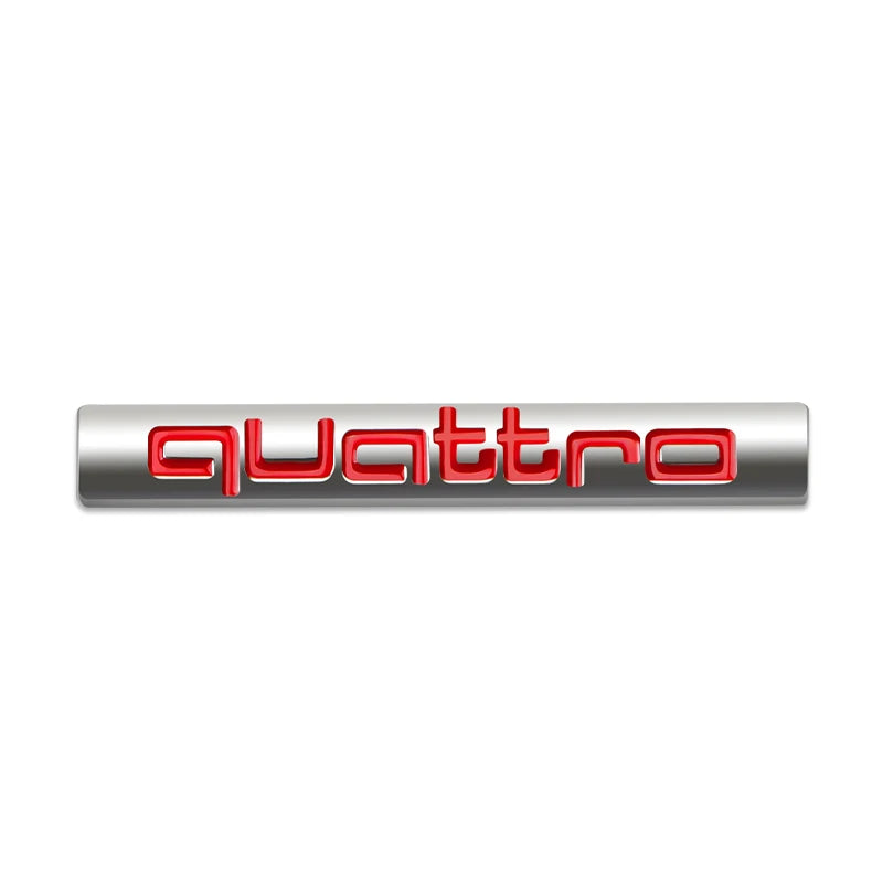 3D Metal Quattro Badge Emblem Audi