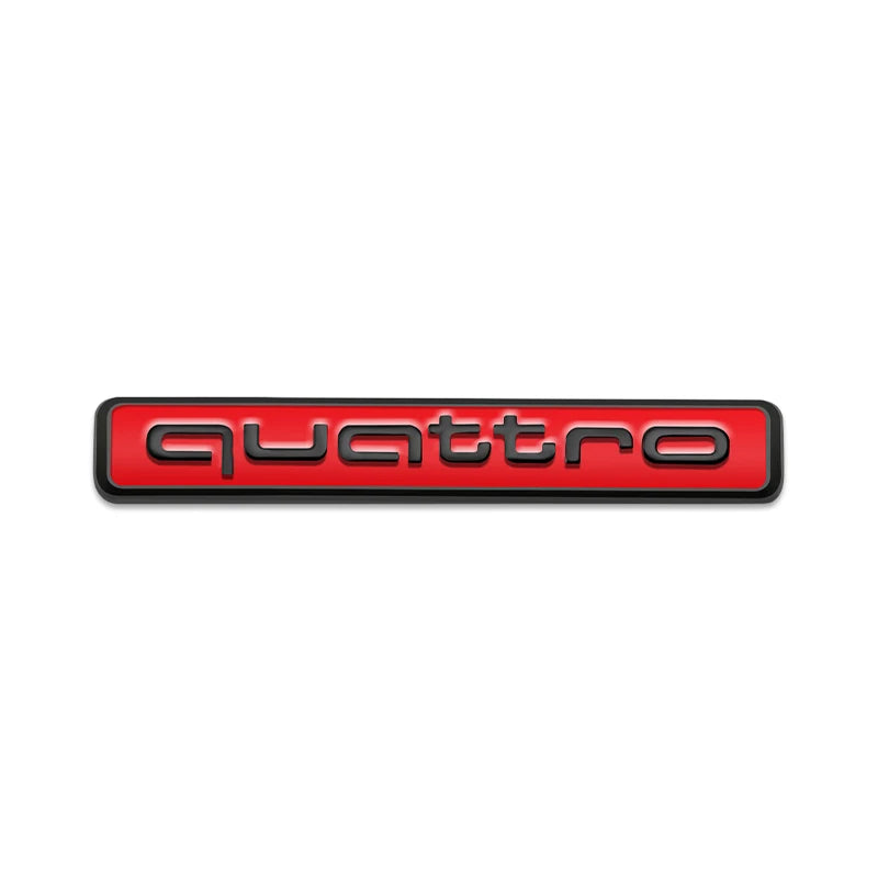 3D Metal Quattro Badge Emblem Audi