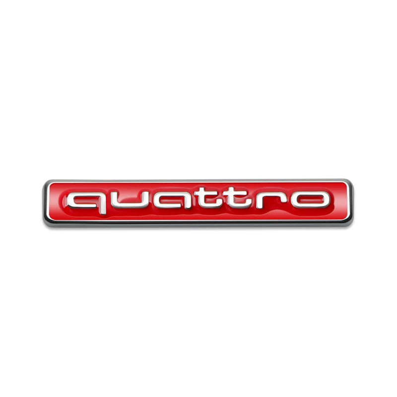 3D Metal Quattro Badge Emblem Audi