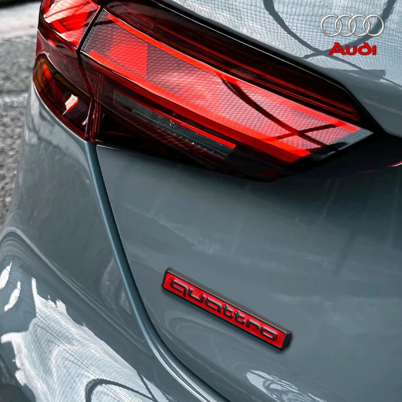 3D Metal Quattro Badge Emblem Audi