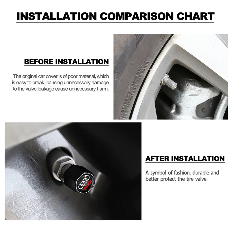 3D Metal Valve Caps