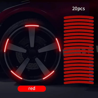 Luminous Wheel Hub  Sticker for Night Driving