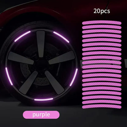 Luminous Wheel Hub  Sticker for Night Driving