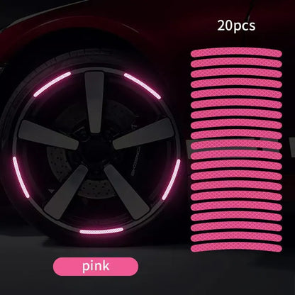 Luminous Wheel Hub  Sticker for Night Driving